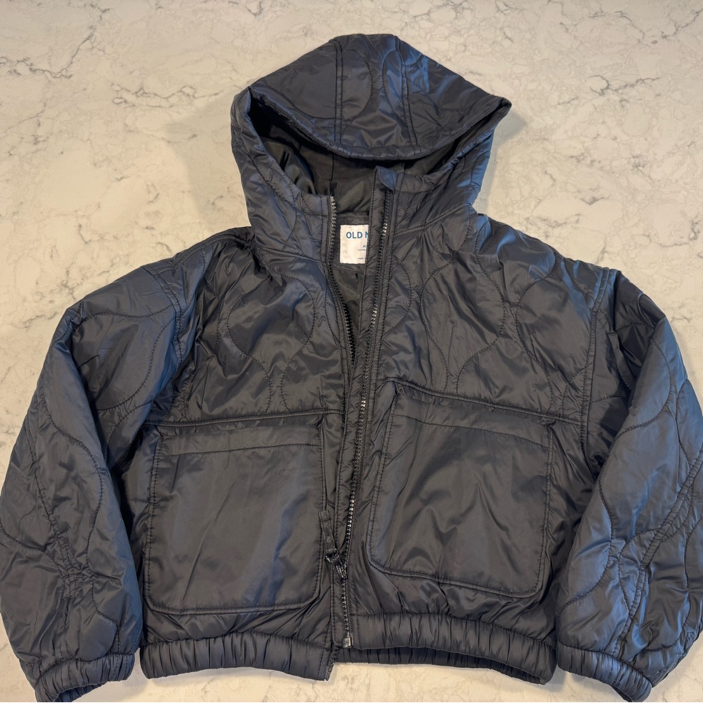 Gray Hooded Jacket